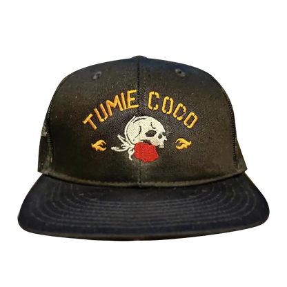 Tumie Coco Skull & Rose Hat